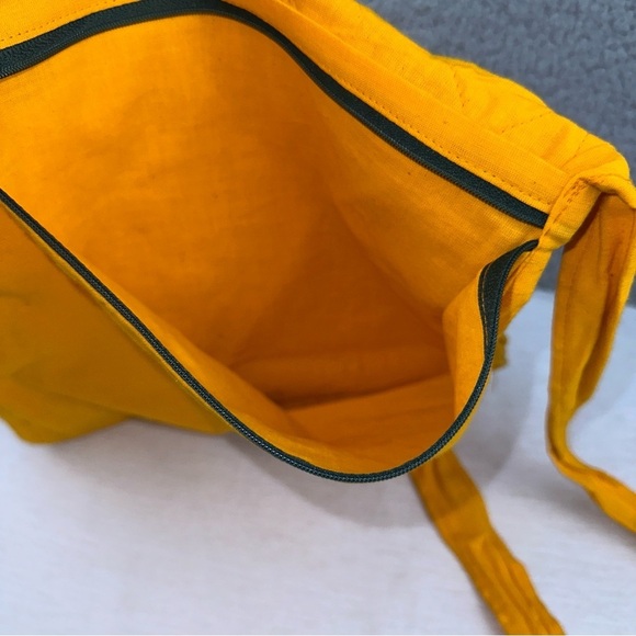 Womens Purse Yellow Handcrafted Banjara Bag Embroidered Tassels Beaded - Picture 8 of 8